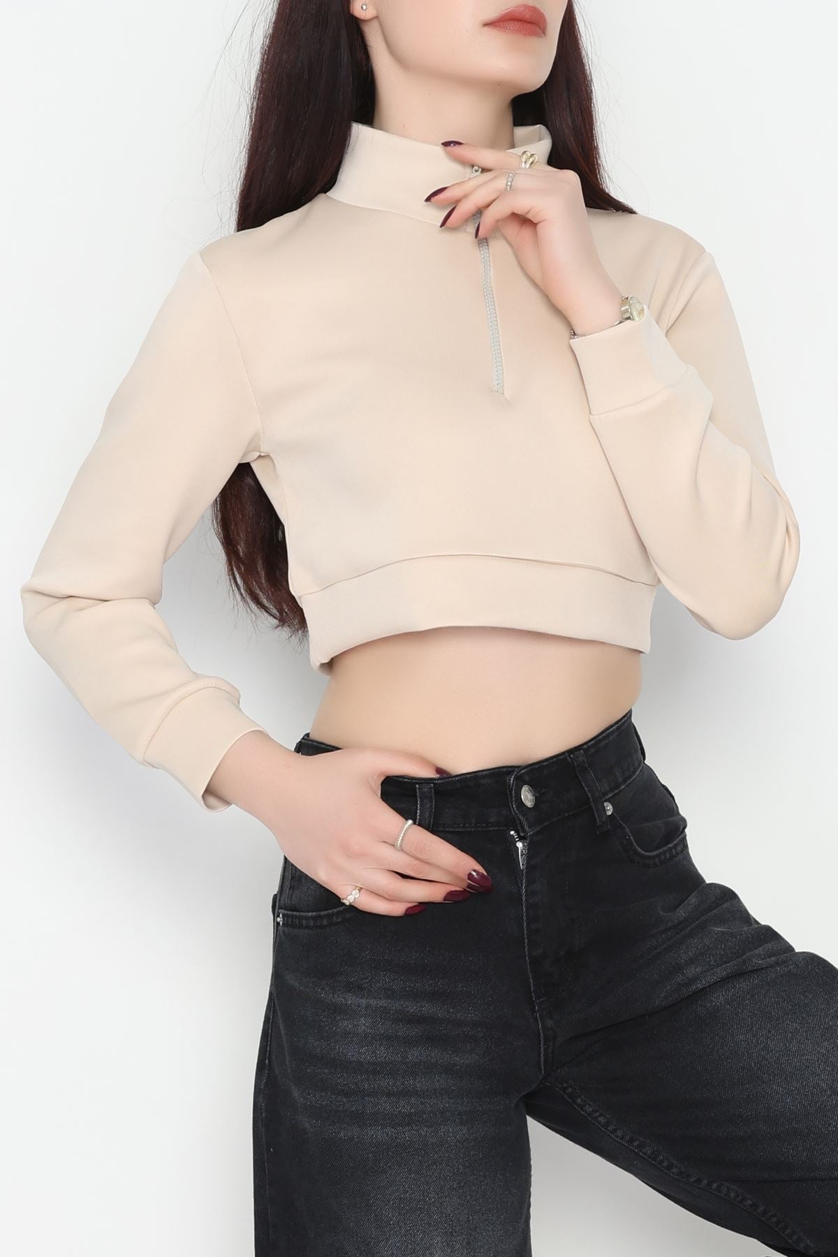 Scuba Yarım Fermuarlı Sweat Ten - 1066.2119.