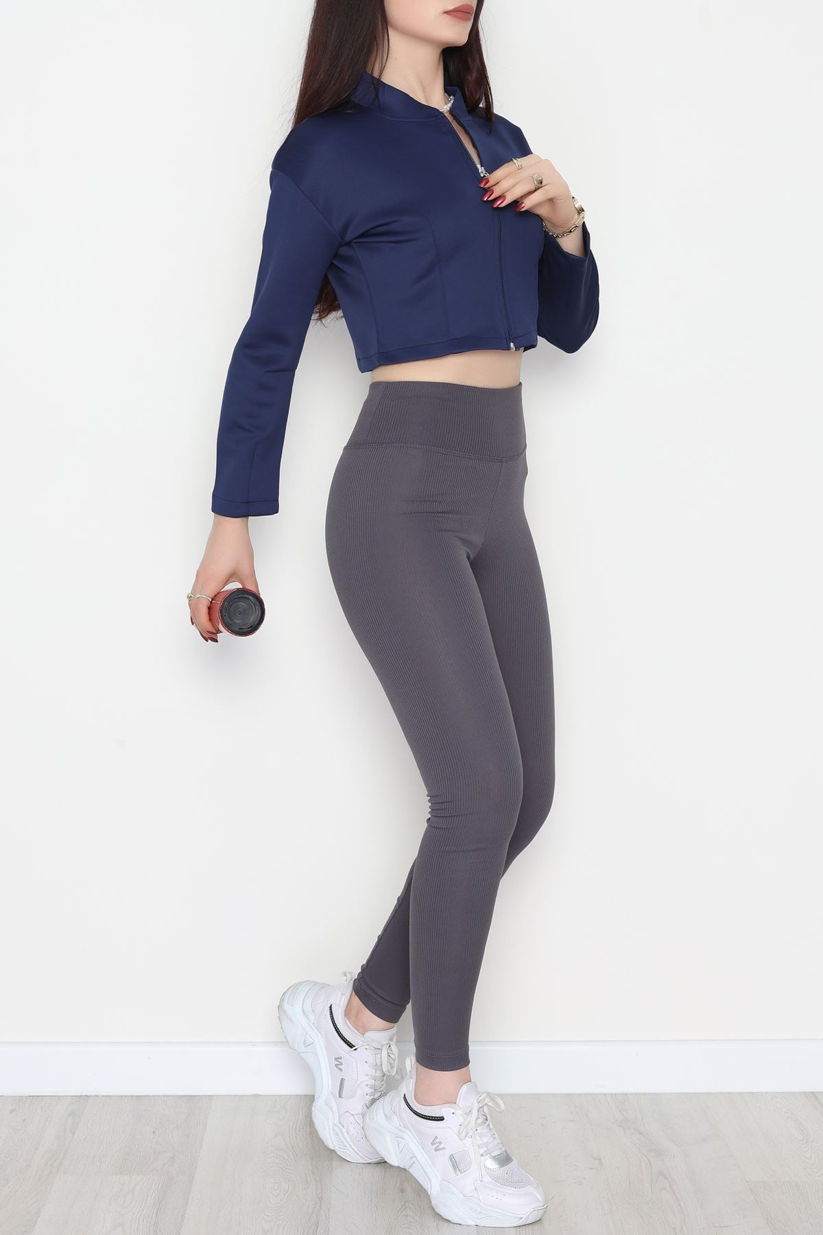 Scuba Fermuarlı Ceket Lacivert - 1067.2119.