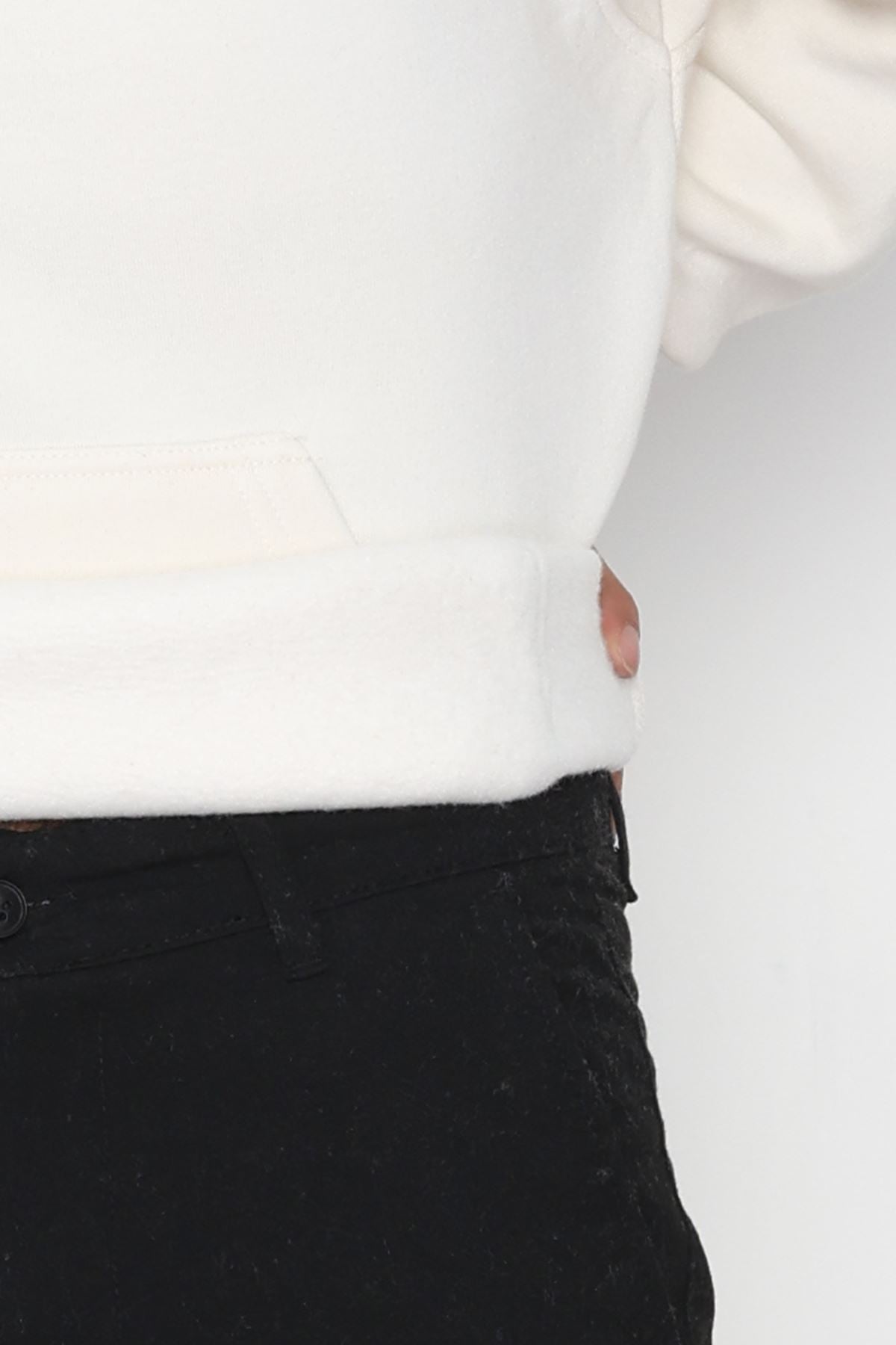 3 İplik Erkek Sweat Krem - 42651.1871.