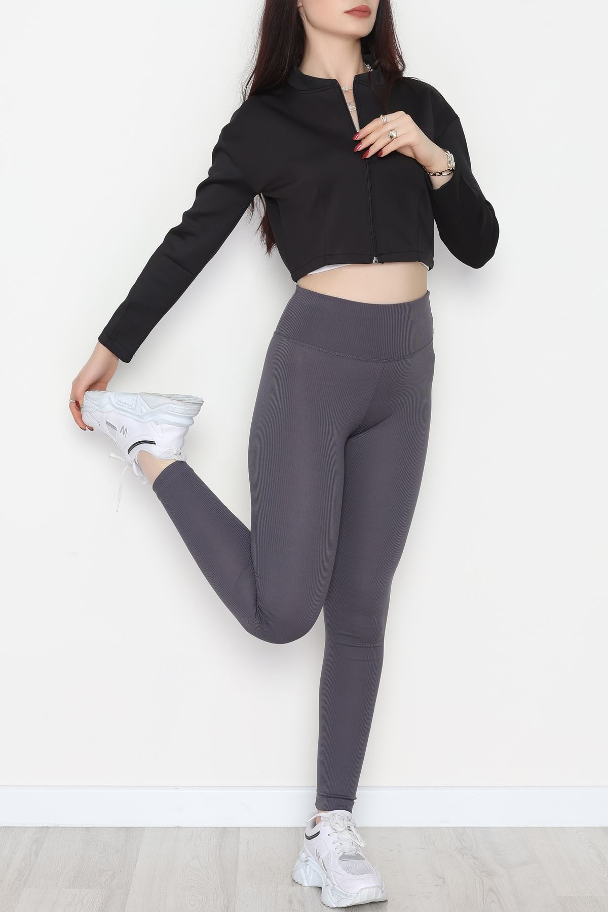 Scuba Fermuarlı Ceket Siyah - 1067.2119.