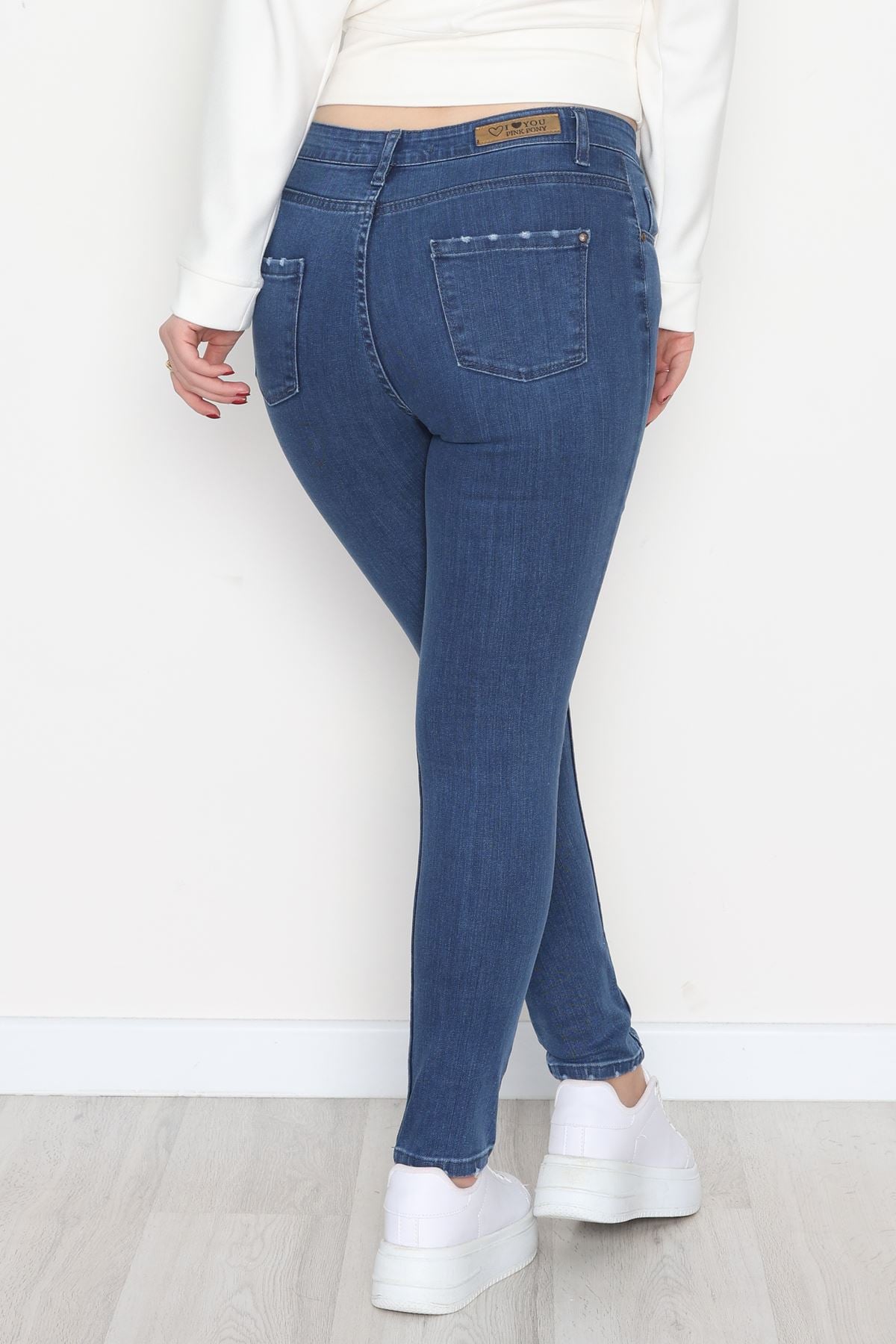 Dar Paça Kot Pantolon Mavi - 31593.2112.