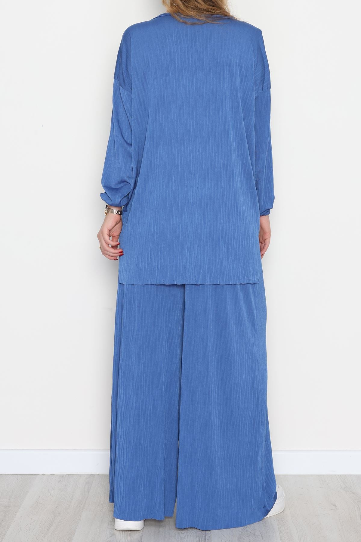 Sandy Crash Kumaş İkili Takım İndigo - 42667.1949.