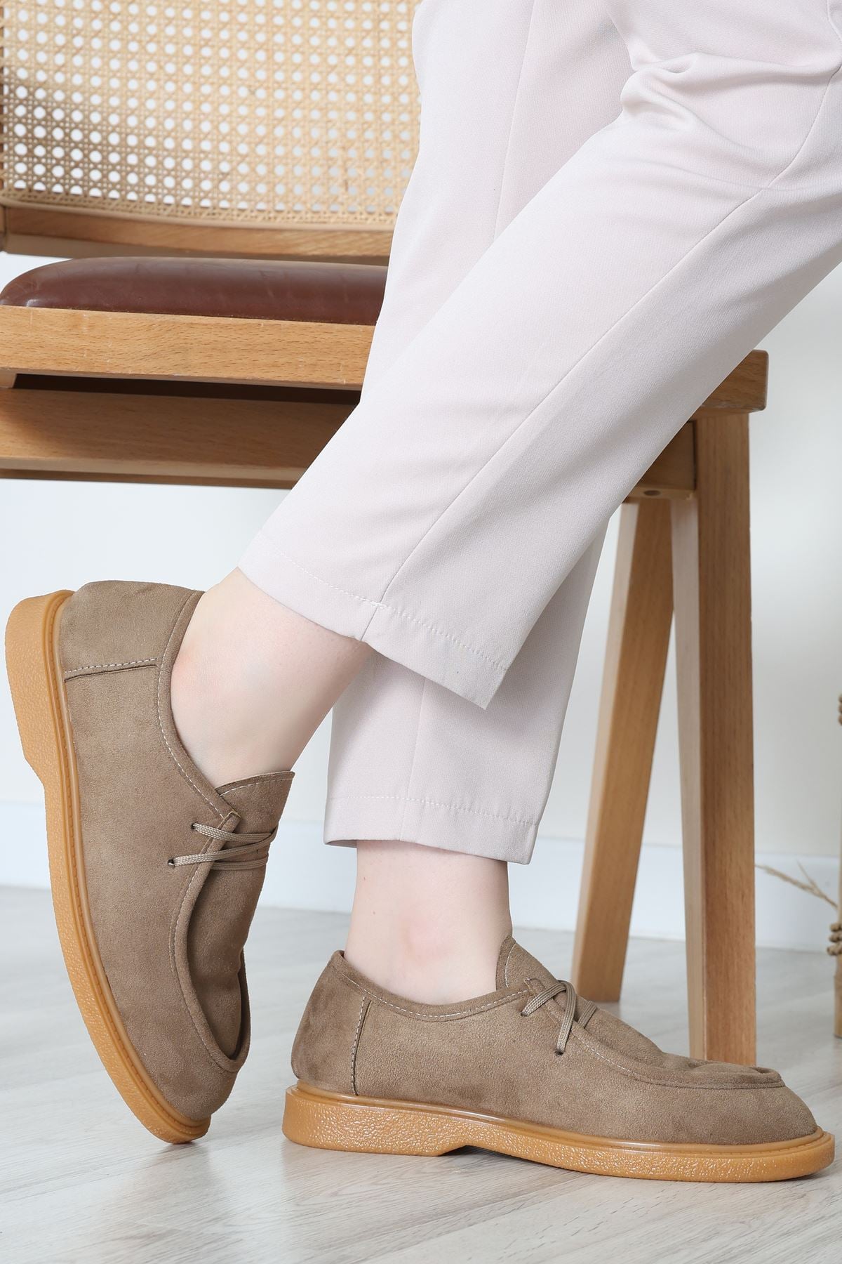 Termo Taban Bağcıklı Ayakkabı Süetvizon - 31651.1846.