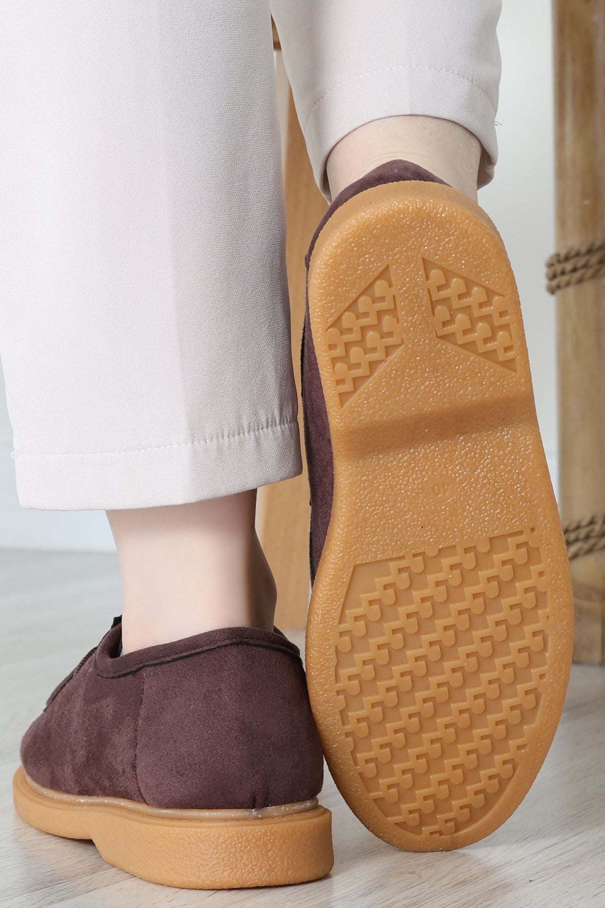 Termo Taban Bağcıklı Ayakkabı Süetkahve - 31651.1846.