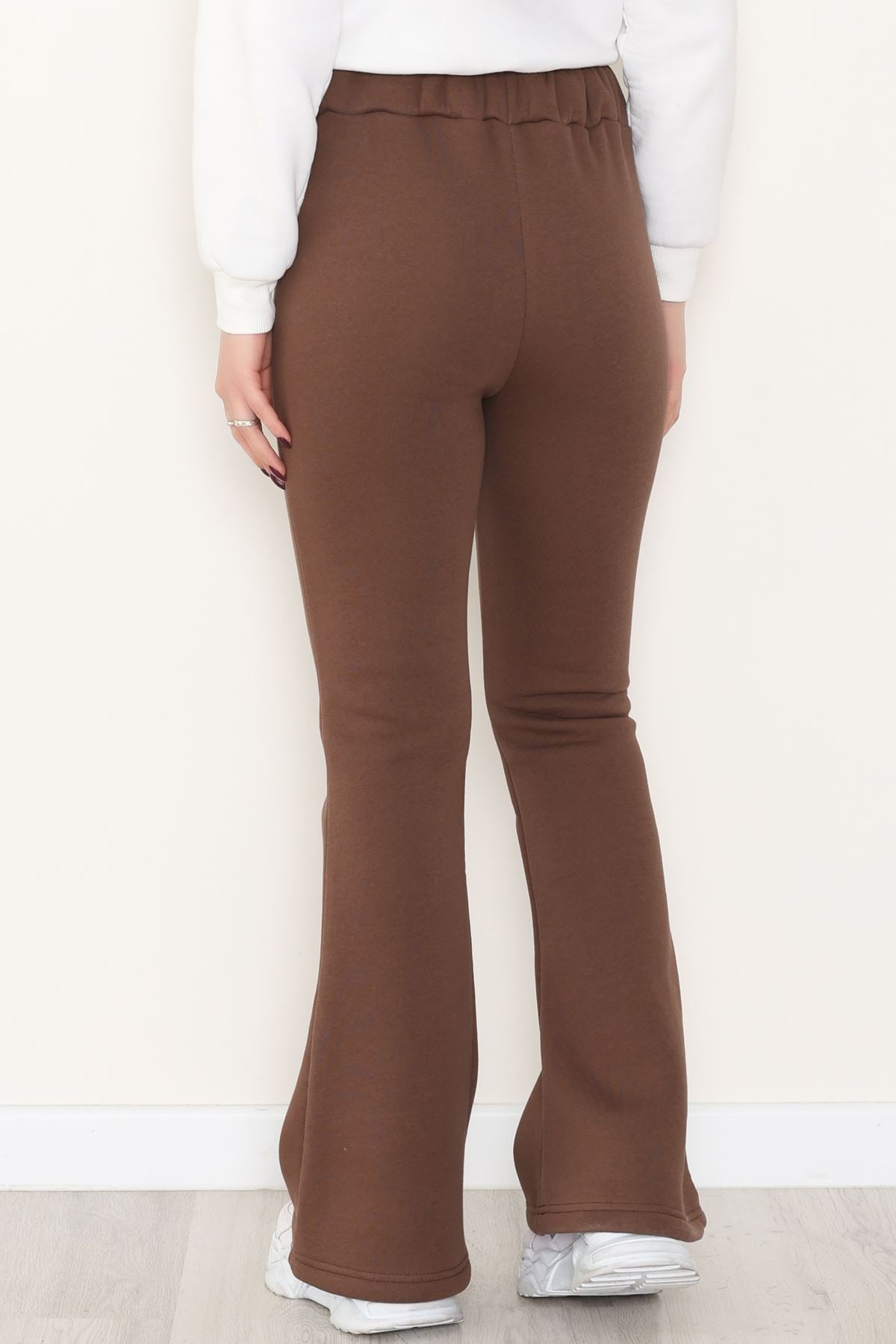 3 İplik İspanyol Paça Eşofman Altı Kahve - 42522.1878.