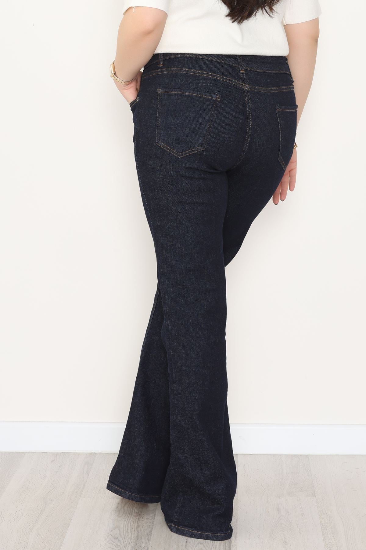 İspanyol Kot Pantolon Koyulacivert - 31397.2088.