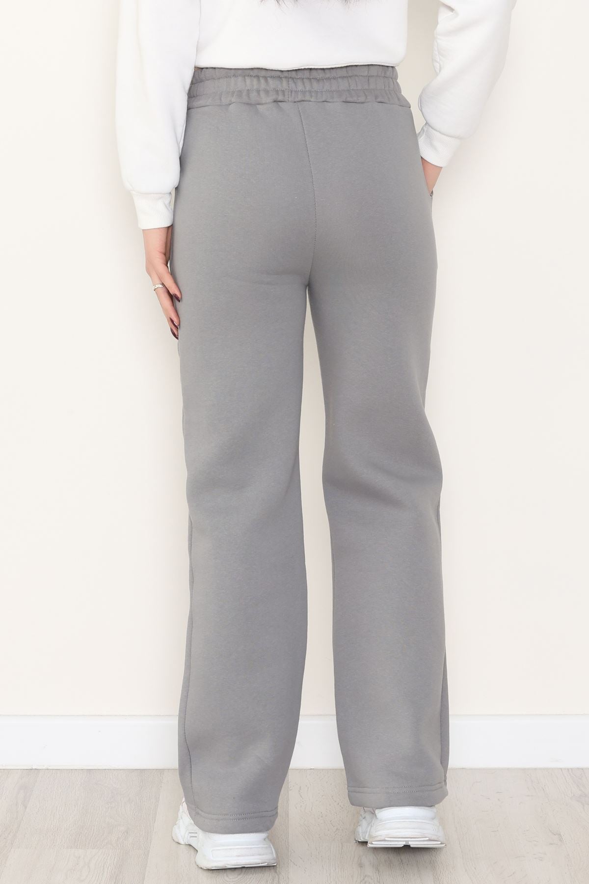 3 İplik Önü Çımalı Eşofman Altı Antrasit - 42520.1878.