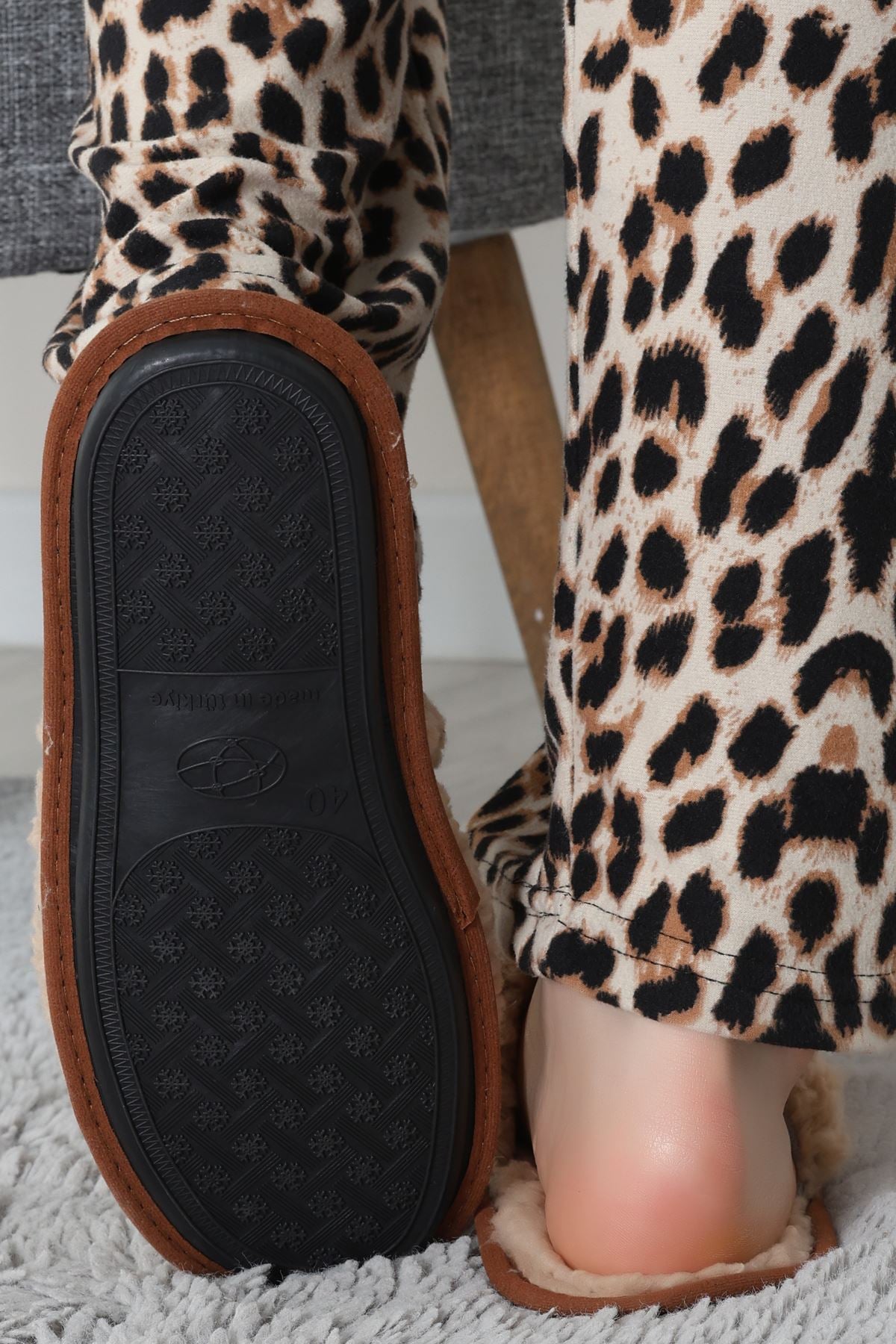 Teddy Ev Terliği Vizon - 1760.1846.