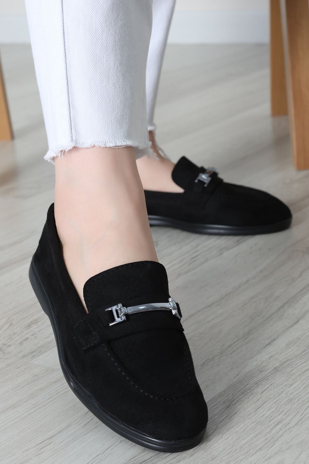 Loafer Günlük Ayakkabı Süetsiyah - 17900.1846.