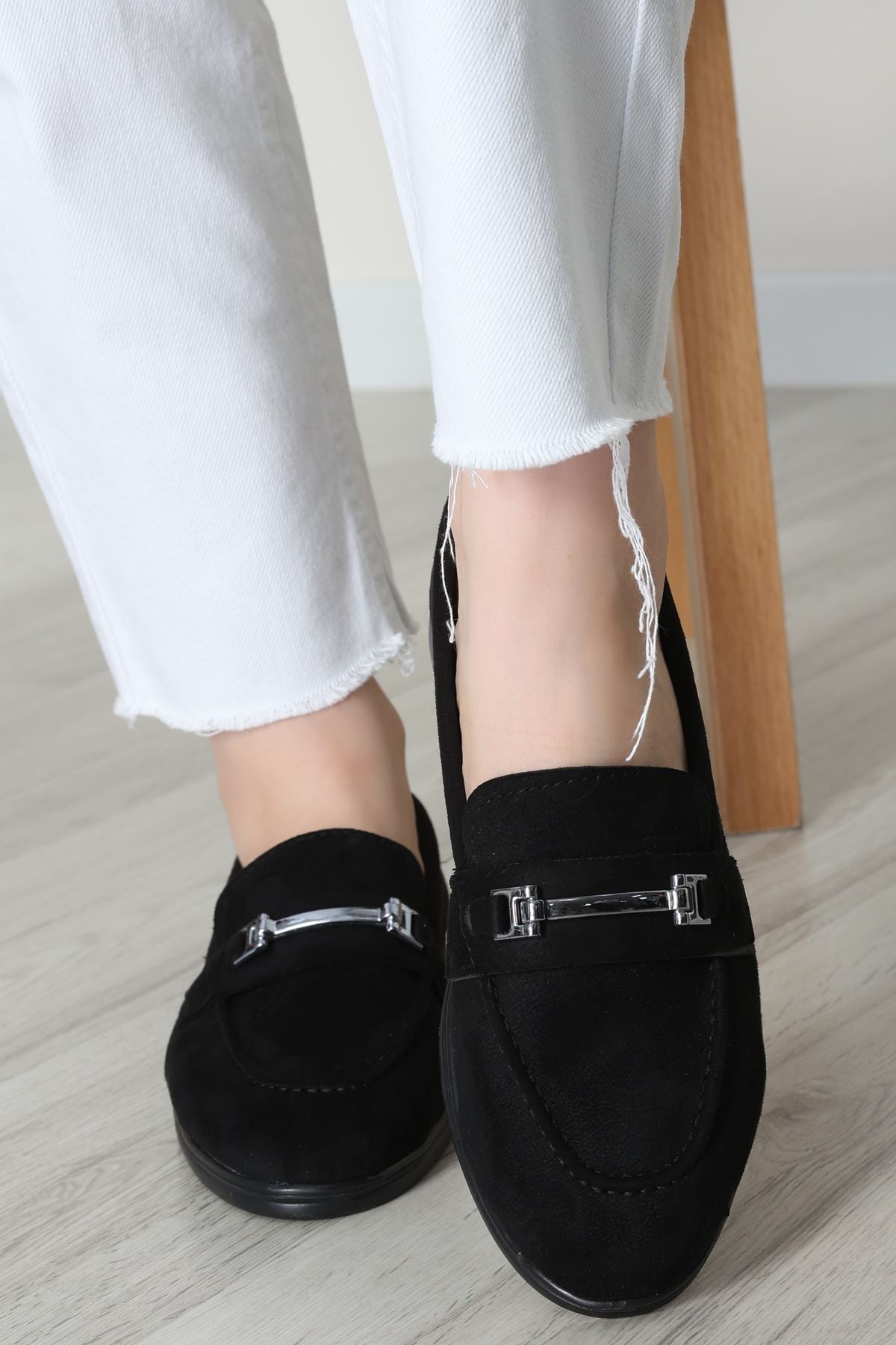 Loafer Günlük Ayakkabı Süetsiyah - 17900.1846.