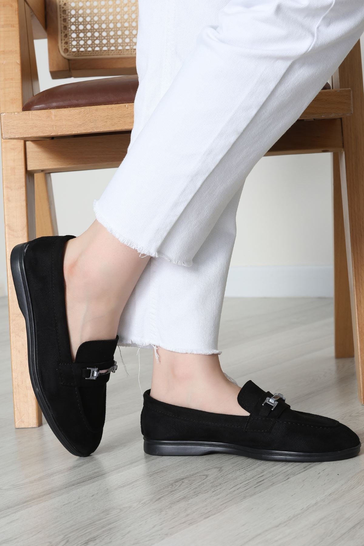 Loafer Günlük Ayakkabı Süetsiyah - 17900.1846.