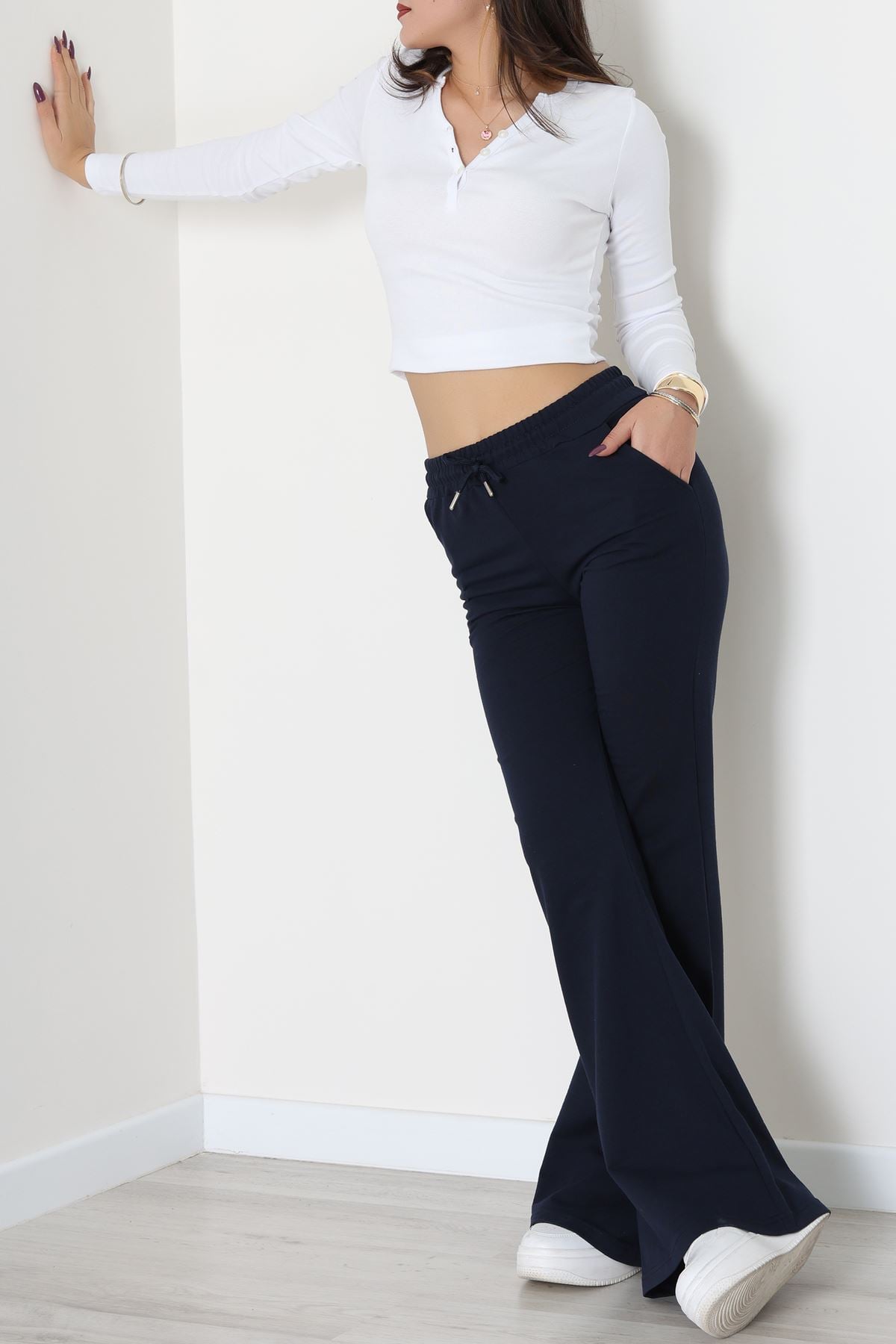 2 İplik İspanyol Paça Eşofman Altı Laci - 52118.1857.