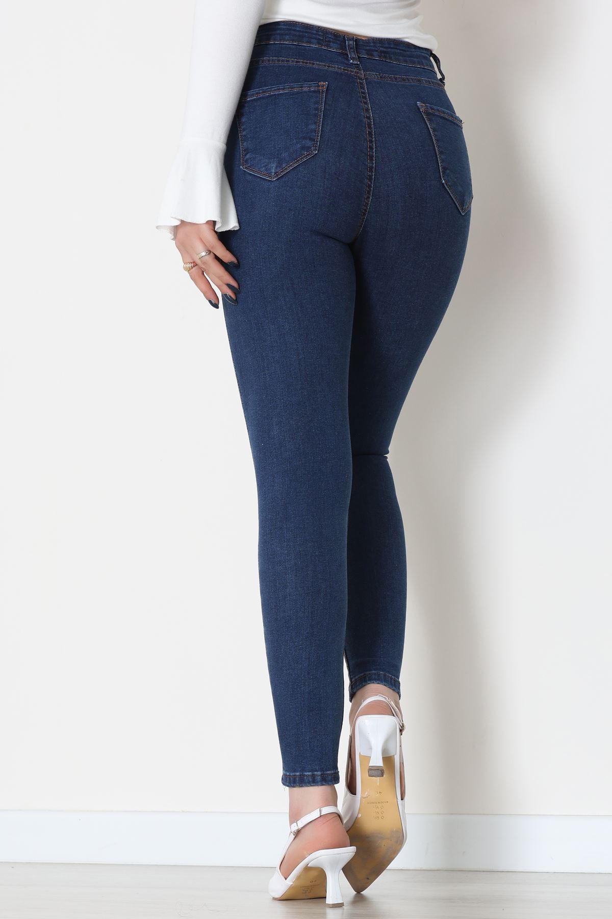 Dar Paça Kot Pantolon Mavi - 42701.2121.