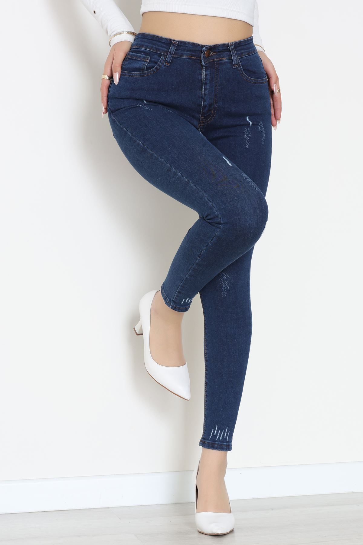 Dar Paça Kot Pantolon Koyumavi - 42702.2121.