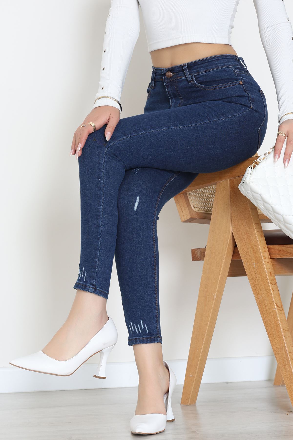 Dar Paça Kot Pantolon Koyumavi - 42702.2121.