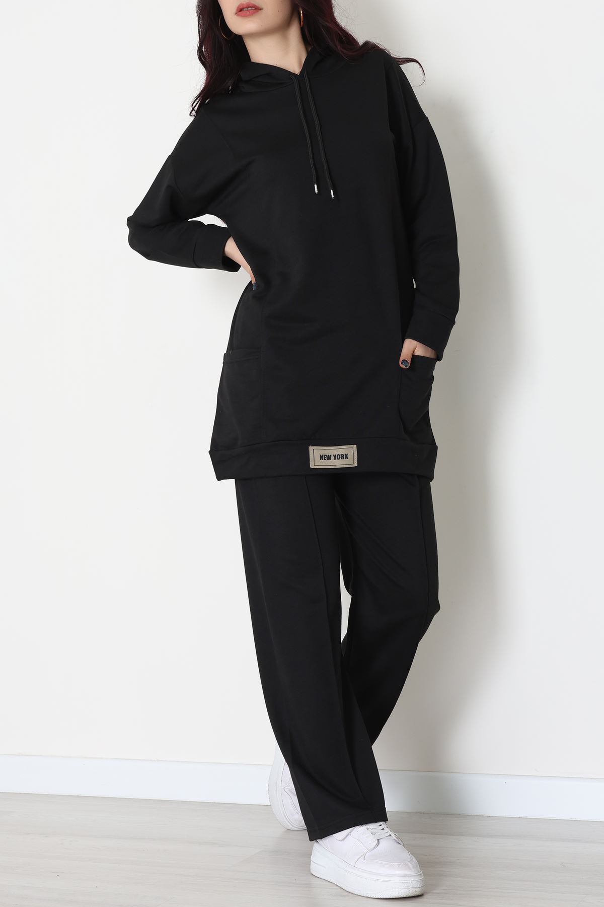 İki İplik Eşofman Takımı Siyah - 52112.2032.