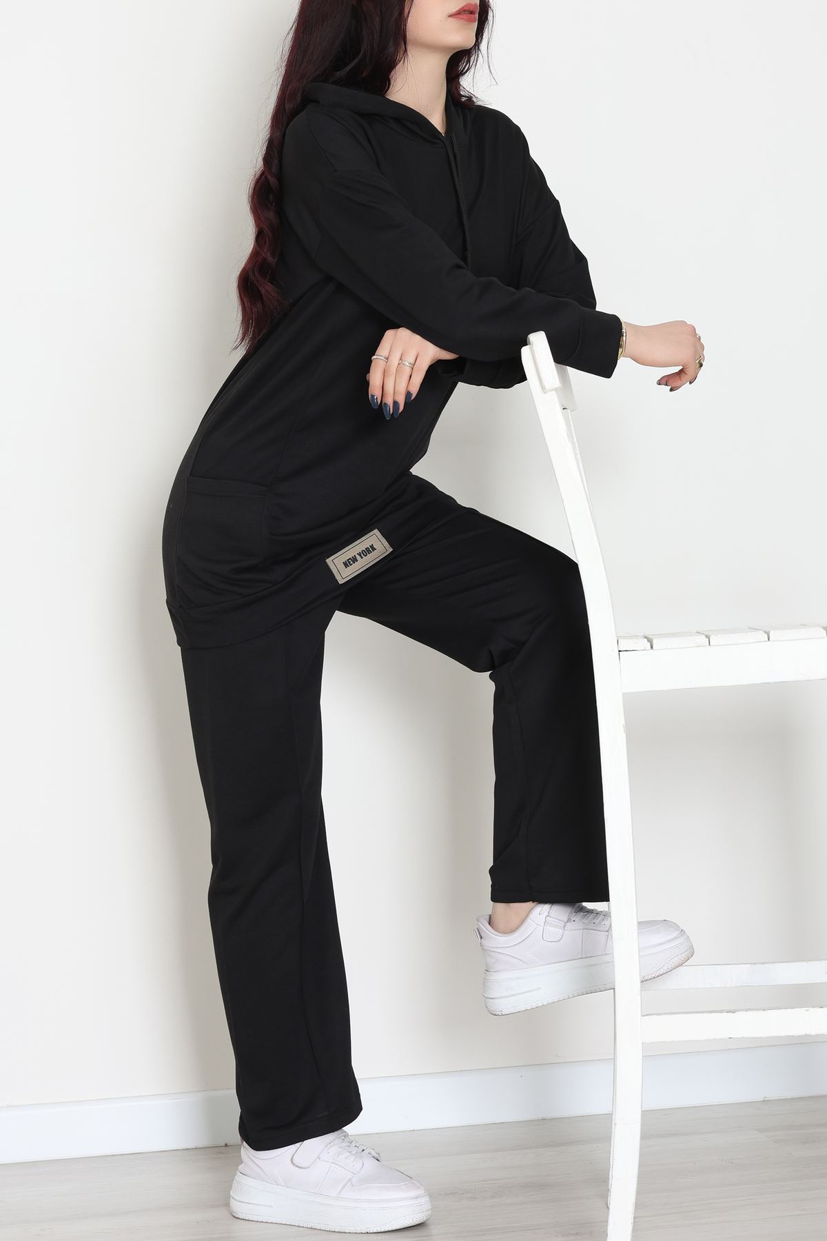 İki İplik Eşofman Takımı Siyah - 52112.2032.