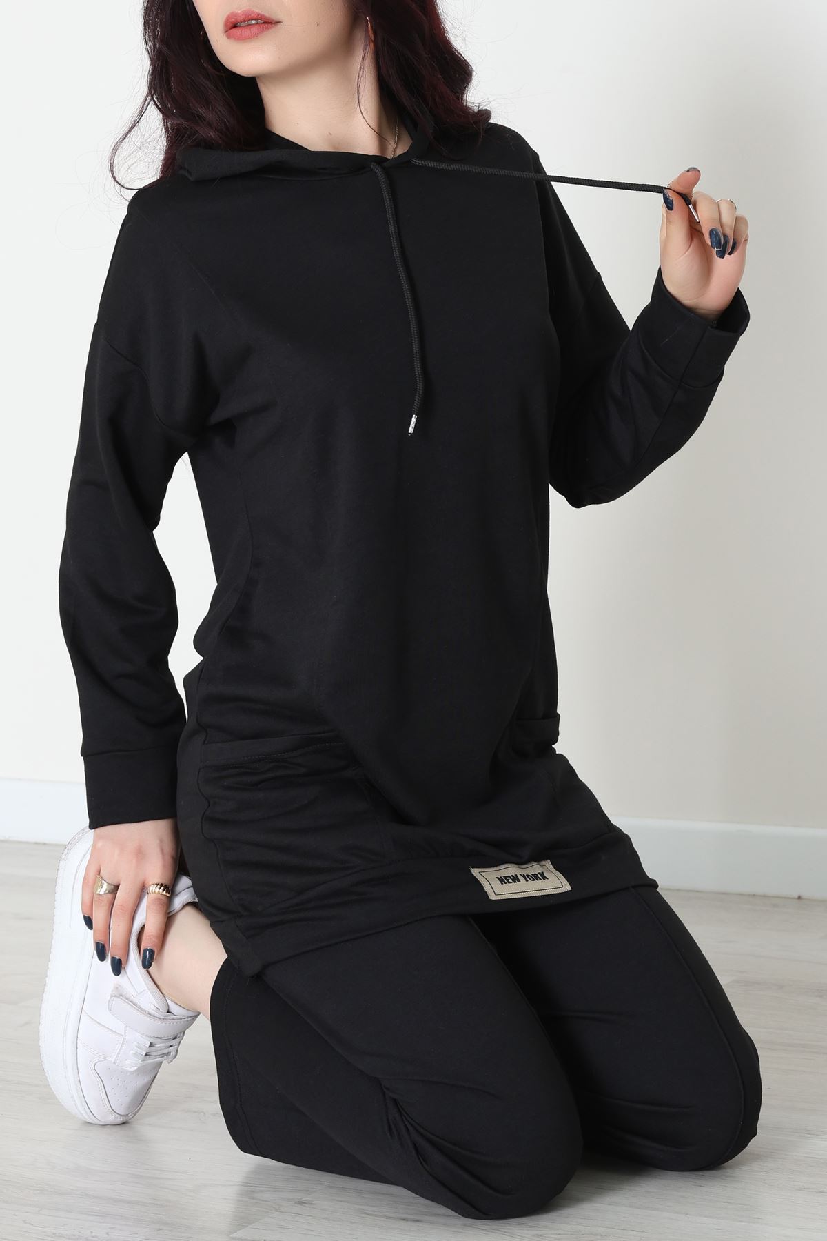 İki İplik Eşofman Takımı Siyah - 52112.2032.