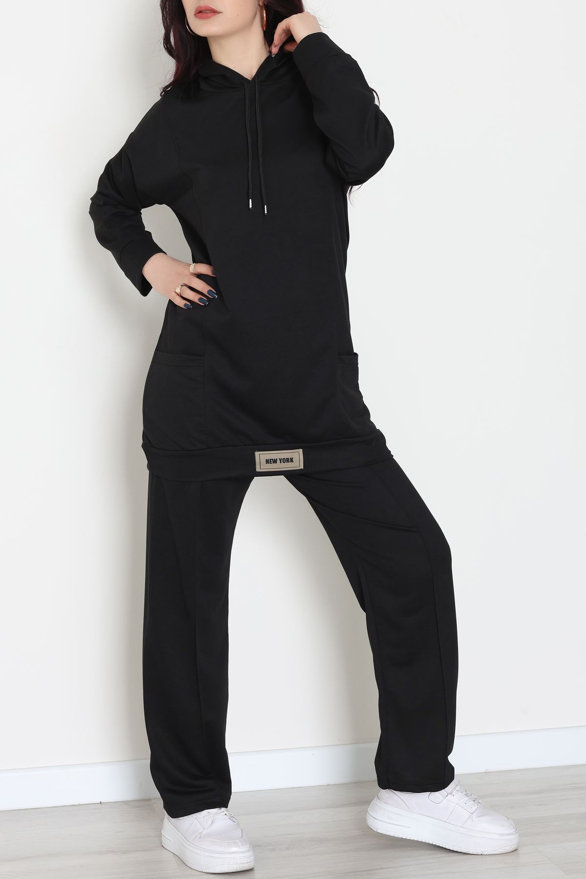 İki İplik Eşofman Takımı Siyah - 52112.2032.