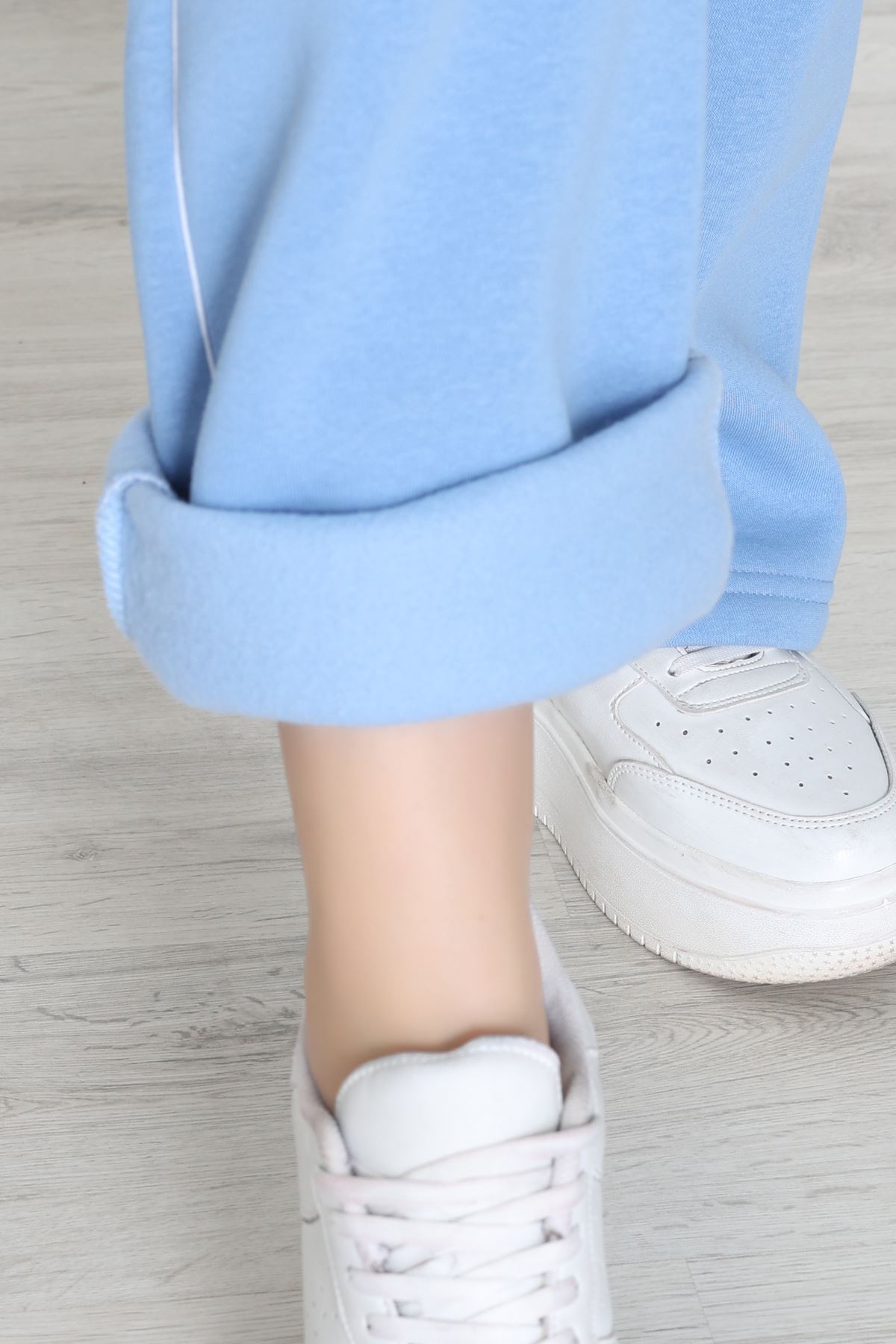 3 İplik Biyeli Palazzo Eşofman Altı Bebemavi - 30104.1878.