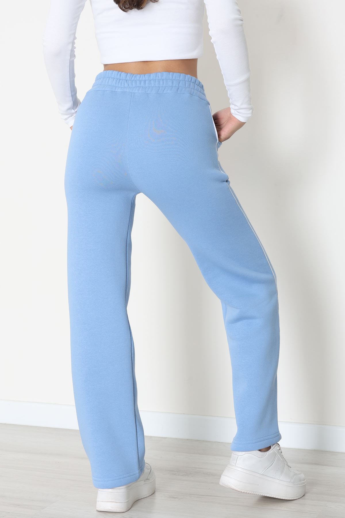 3 İplik Biyeli Palazzo Eşofman Altı Bebemavi - 30104.1878.