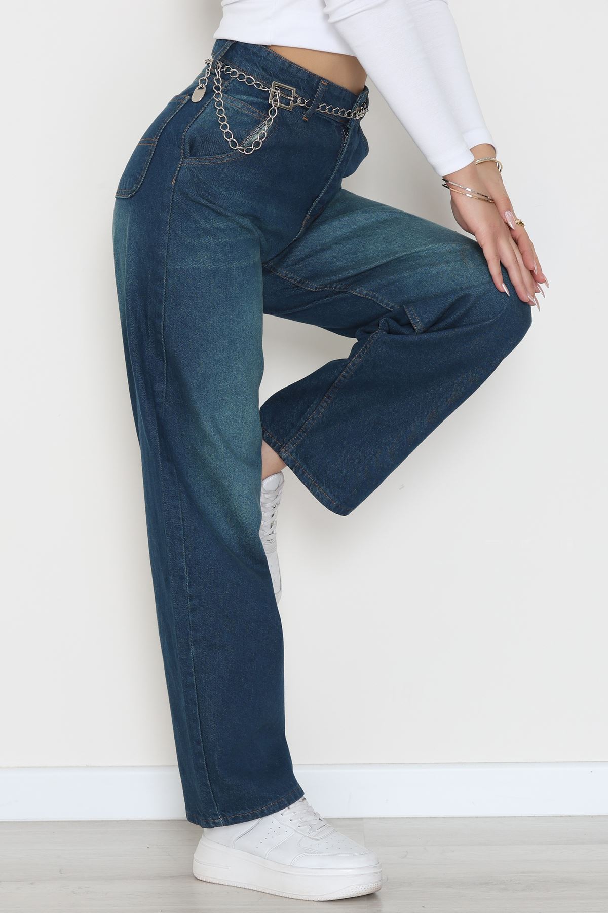 Baggy Kot Pantolon Yeşiltint - 31586.1566.