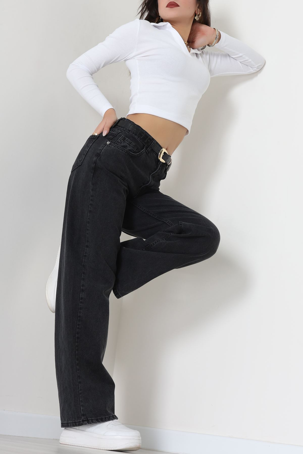 Palazzo Kot Pantolon Füme1 - 31554.2088.