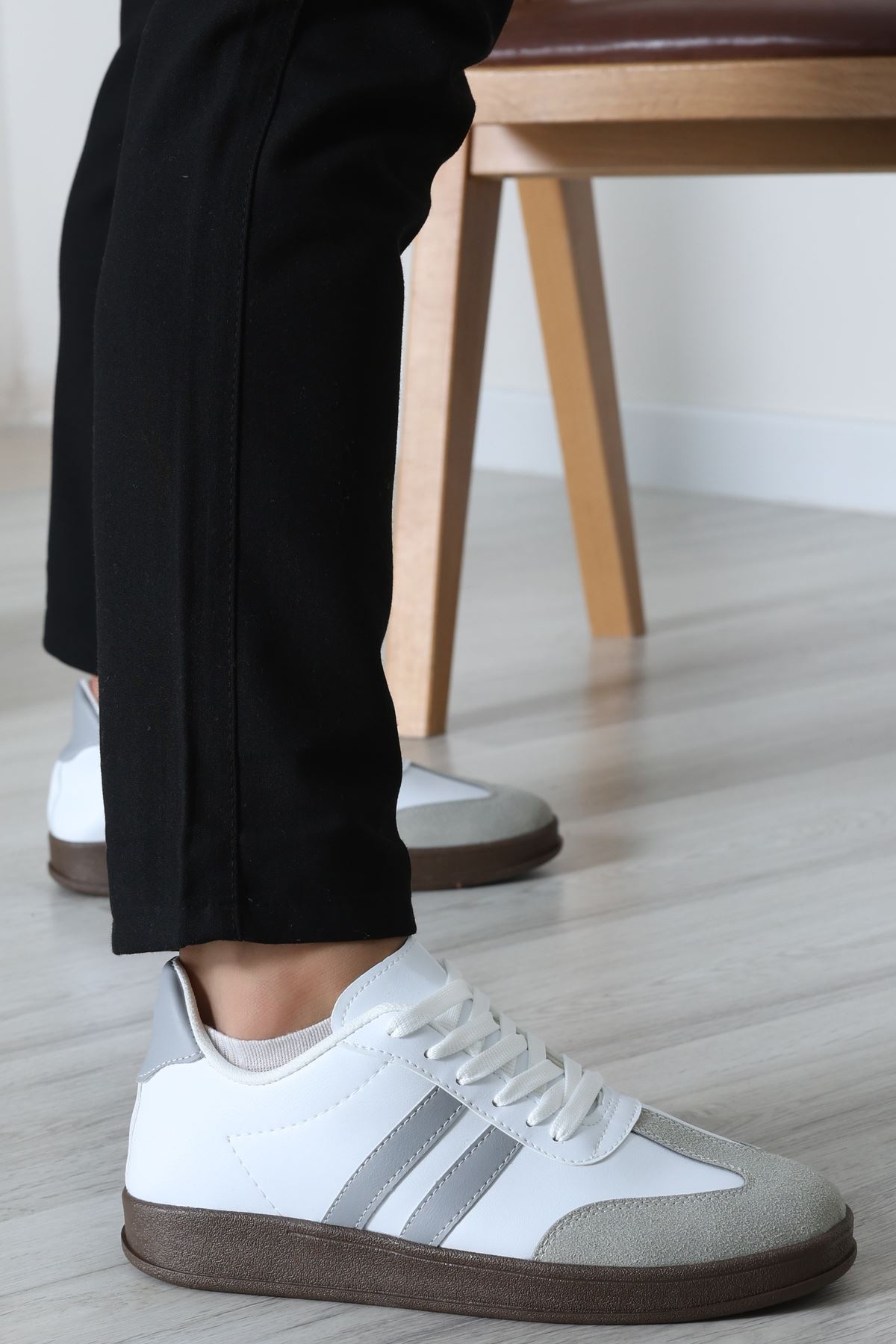 Erkek Spor Ayakkabı Beyazgri - 31681.264.