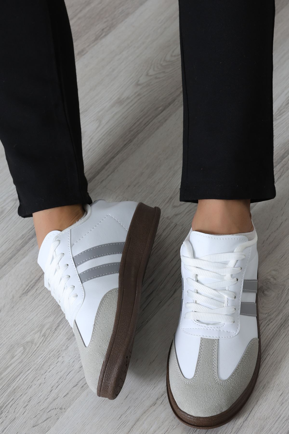 Erkek Spor Ayakkabı Beyazgri - 31681.264.