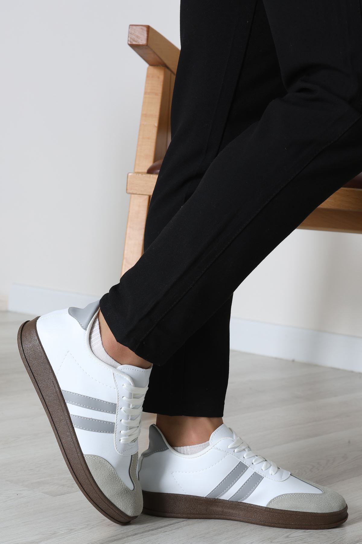 Erkek Spor Ayakkabı Beyazgri - 31681.264.