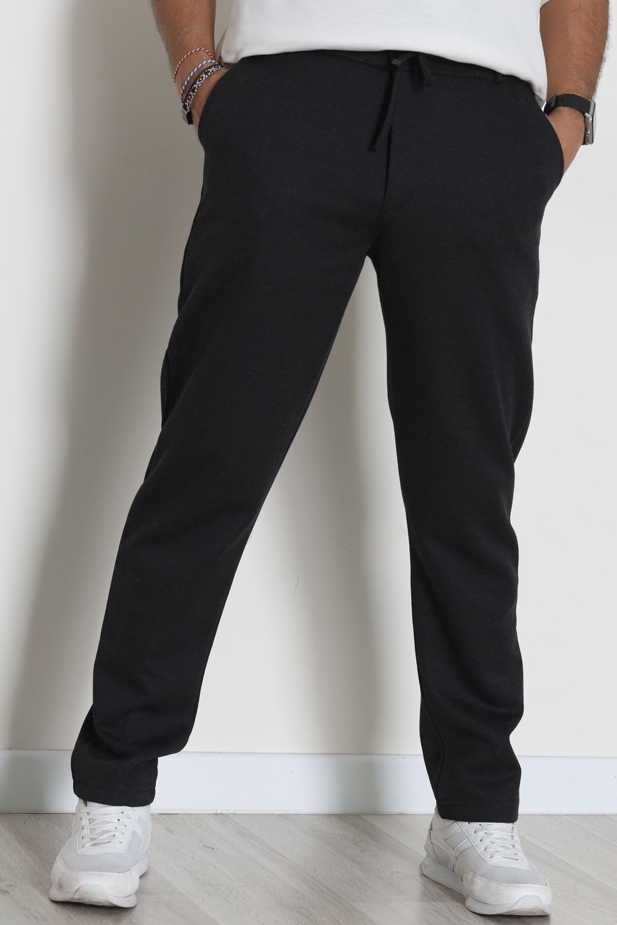 Düz Paça Diagonel Erkek Pantolon Antrasit - 31808.1937.