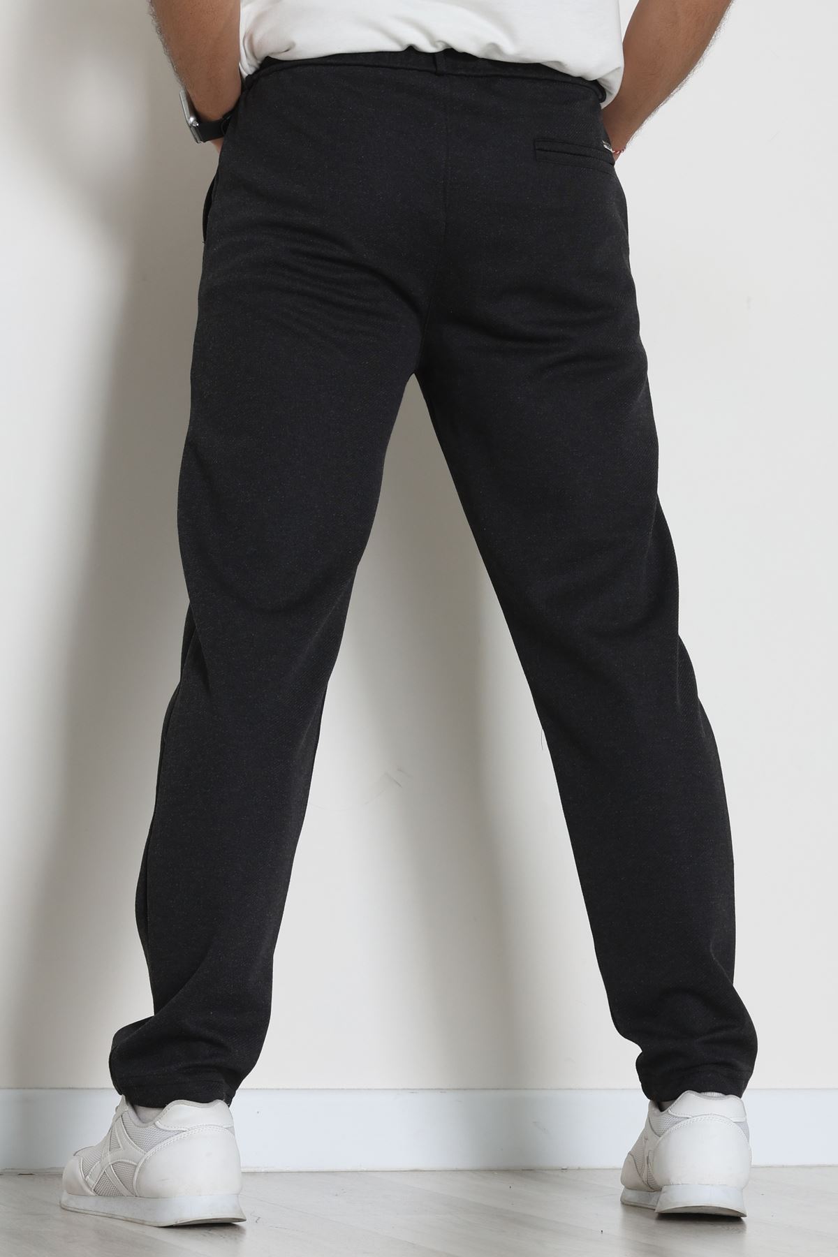 Düz Paça Diagonel Erkek Pantolon Antrasit - 31808.1937.