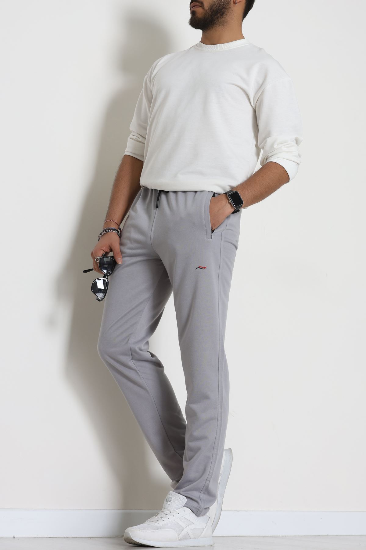 Worteks Erkek Eşofman Altı Gri - 42153.1937.