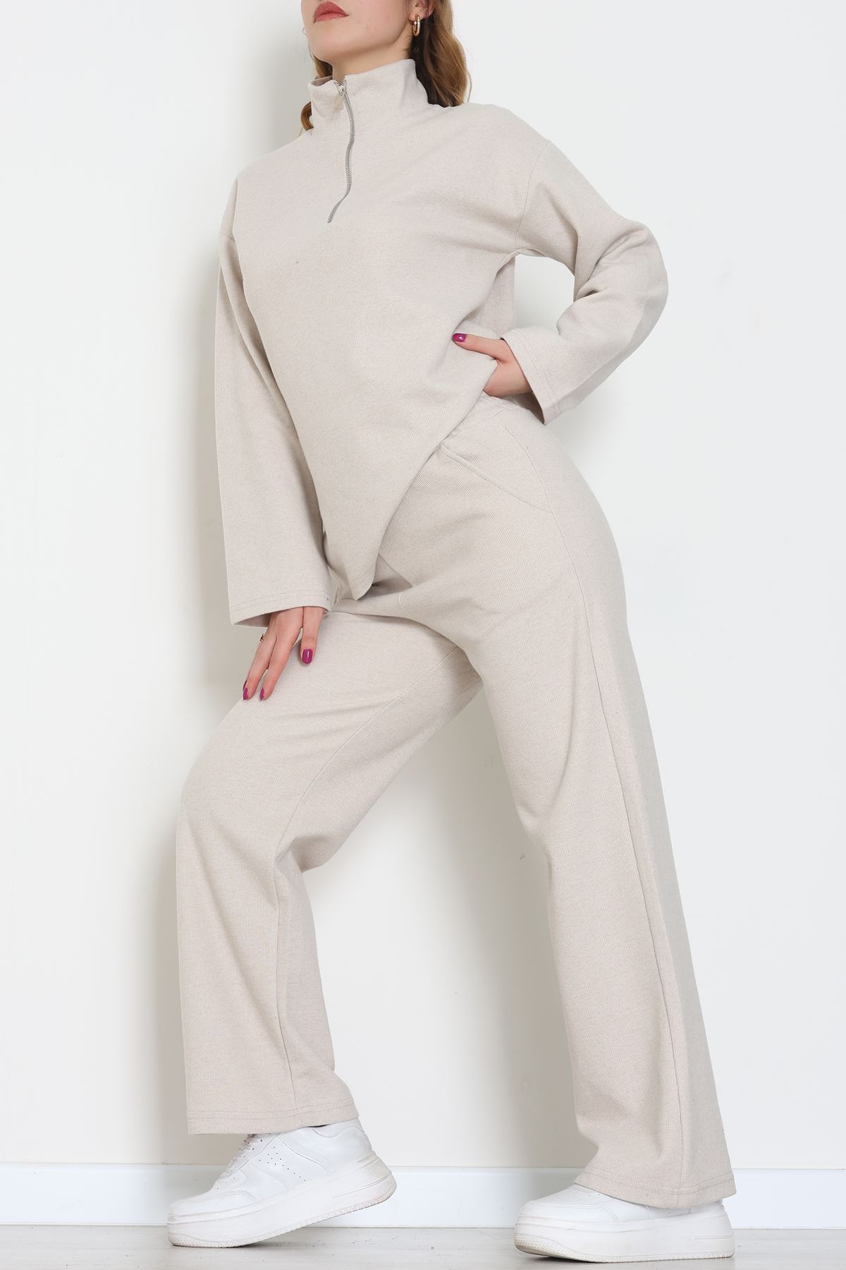 Selanik Fermuar Yaka Takım Taş - 55001.1567.