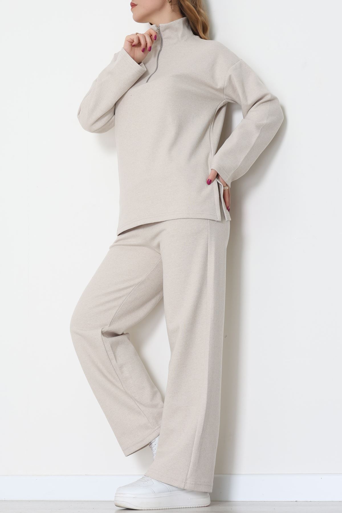 Selanik Fermuar Yaka Takım Taş - 55001.1567.