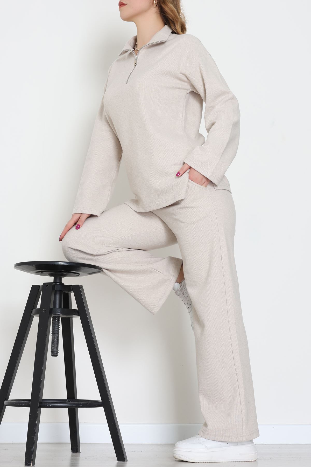 Selanik Fermuar Yaka Takım Taş - 55001.1567.