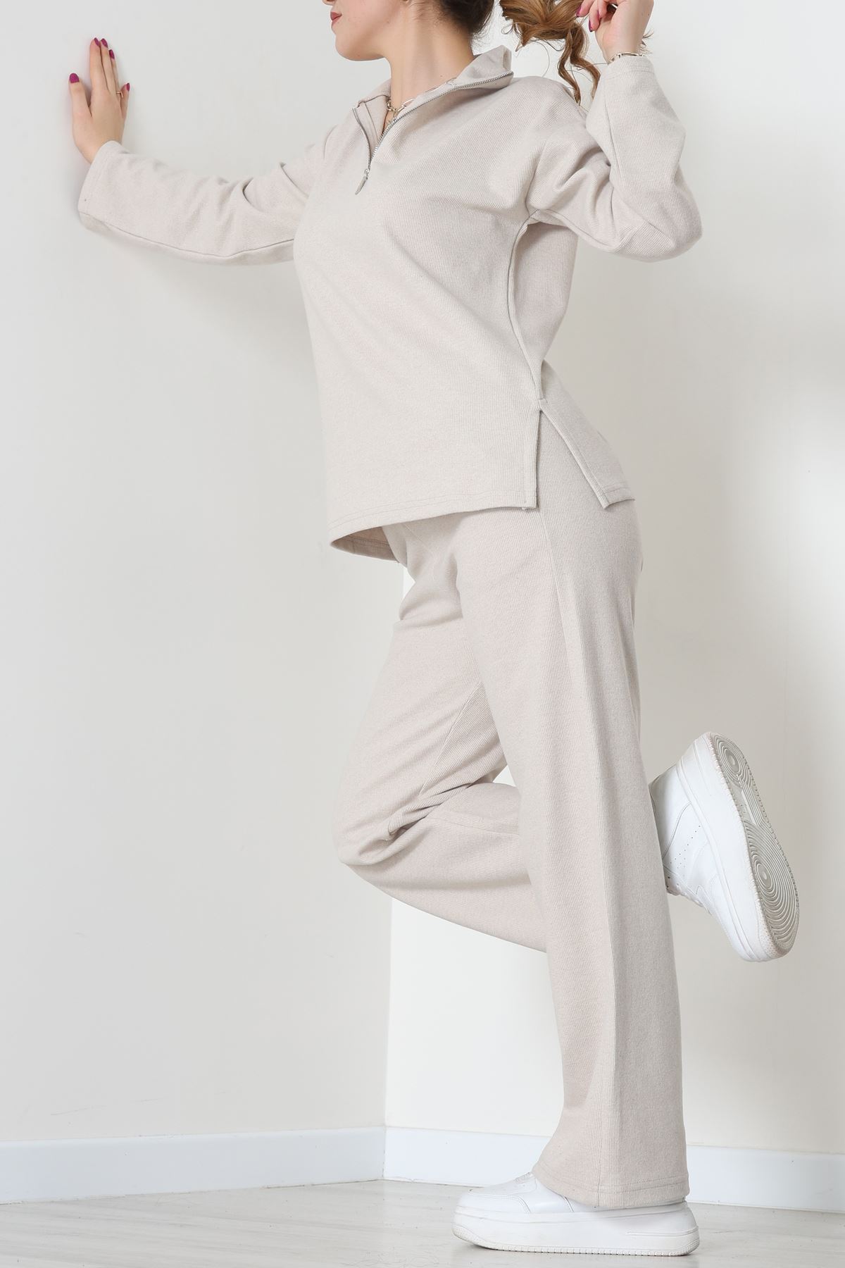 Selanik Fermuar Yaka Takım Taş - 55001.1567.