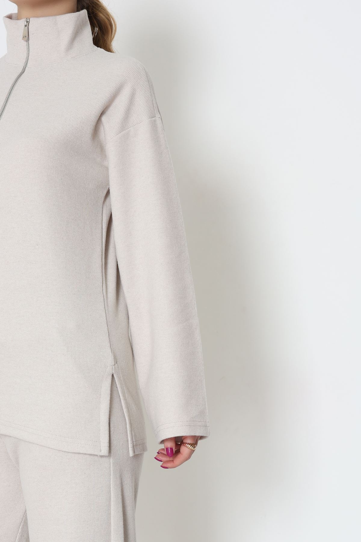 Selanik Fermuar Yaka Takım Taş - 55001.1567.