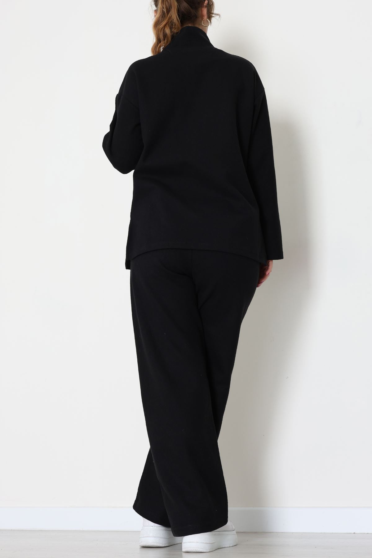 Selanik Fermuar Yaka Takım Siyah - 55001.1567.