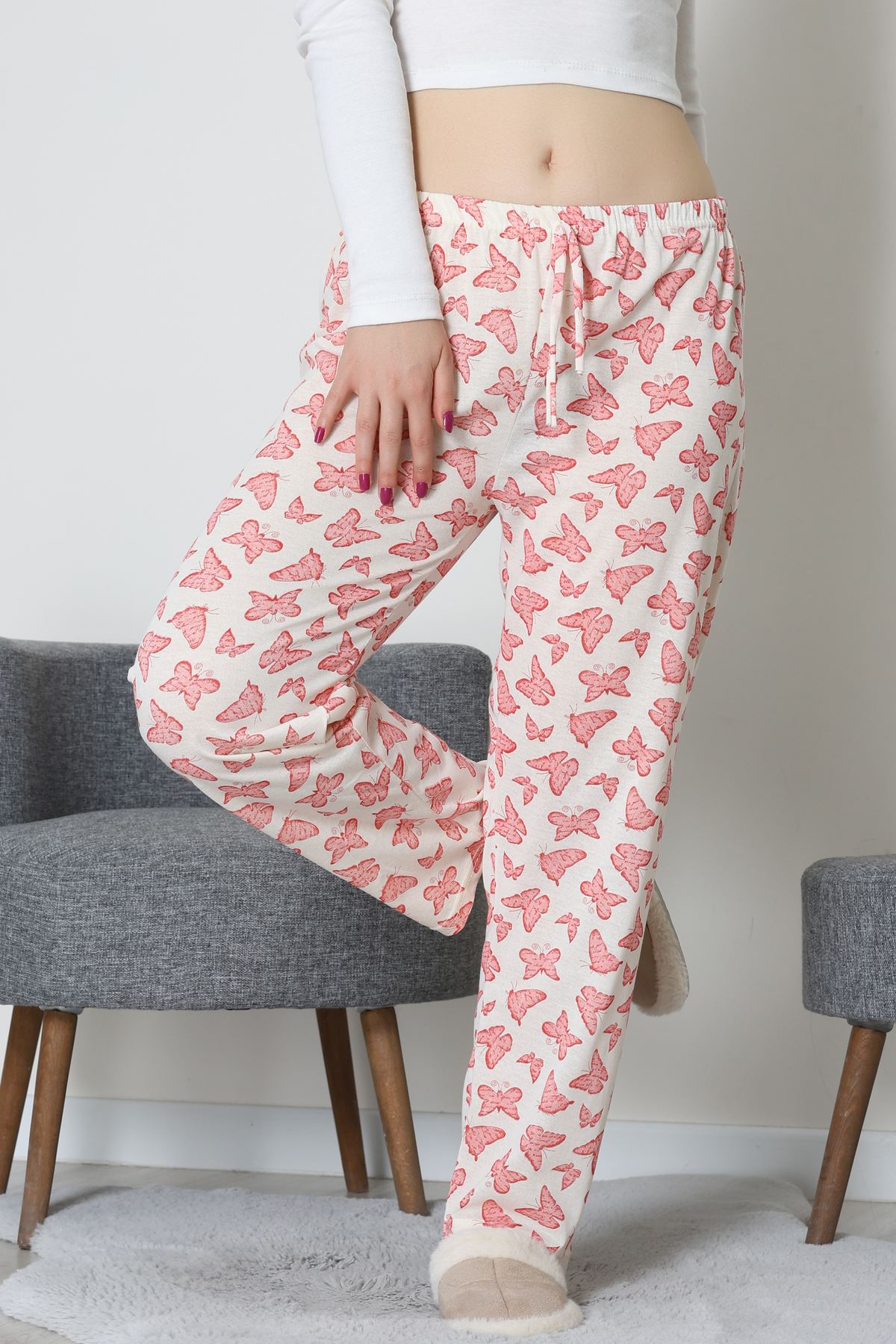 Süprem Pijama Altı Bejpembe - 55008.1567.