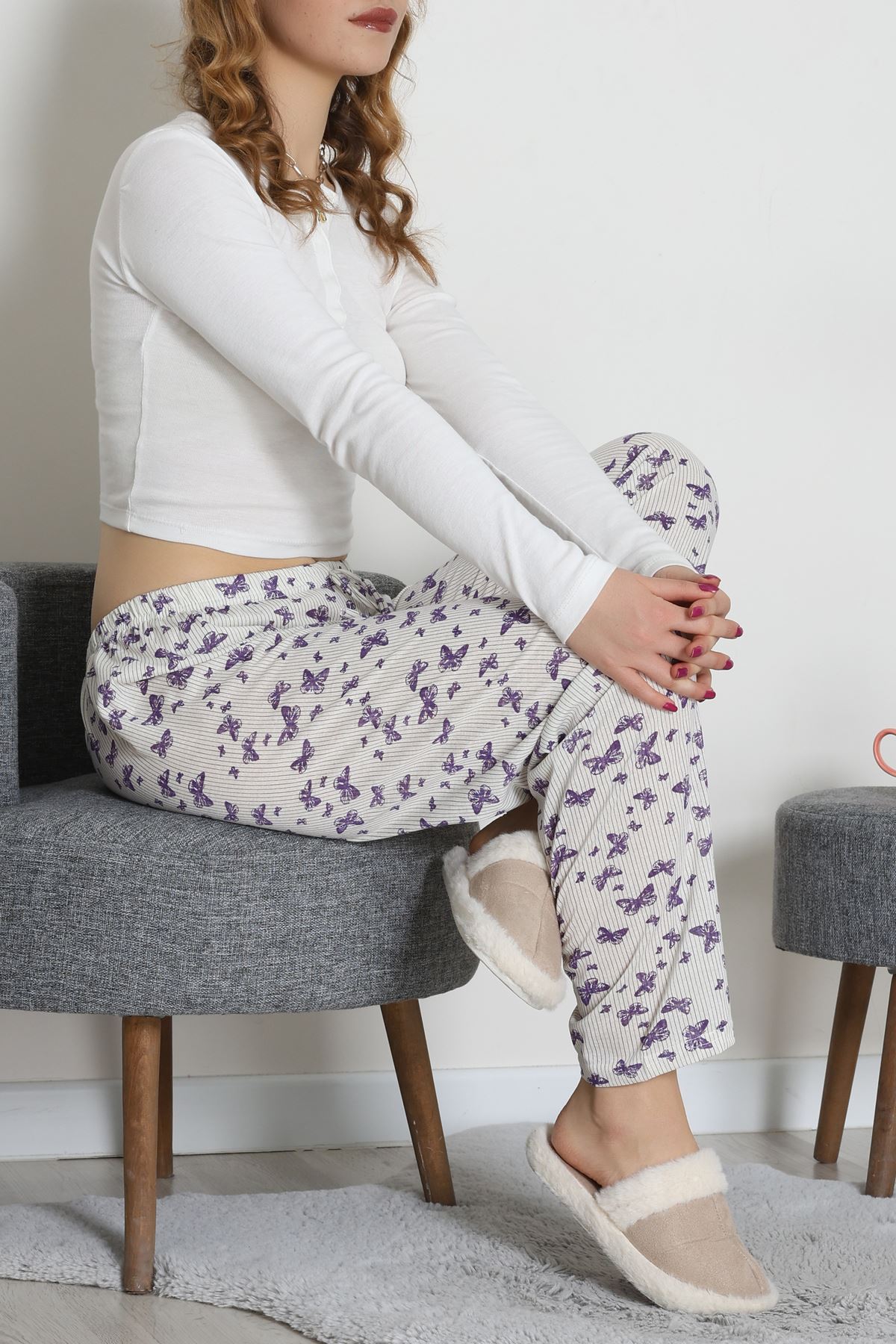 Süprem Pijama Altı Beyaz - 55008.1567.