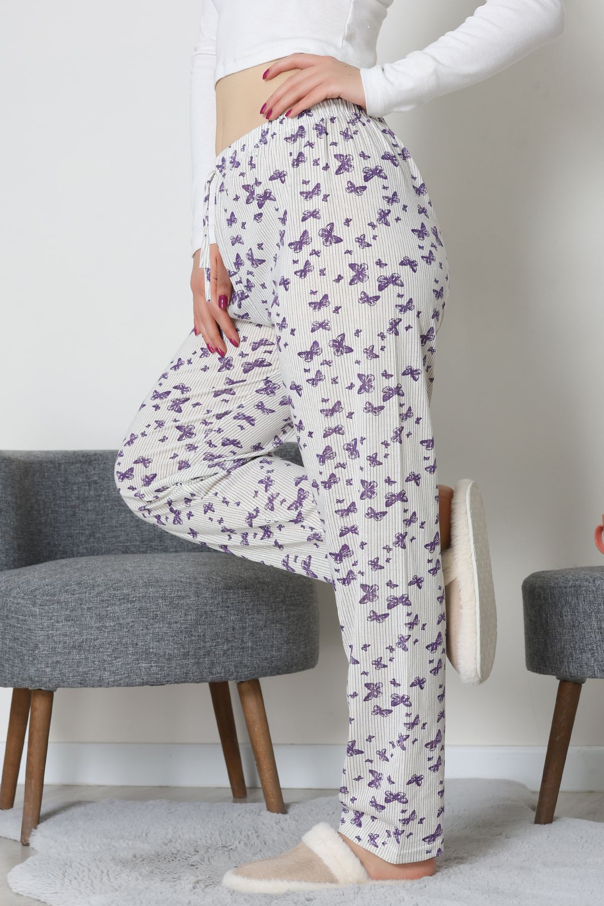 Süprem Pijama Altı Beyaz - 55008.1567.