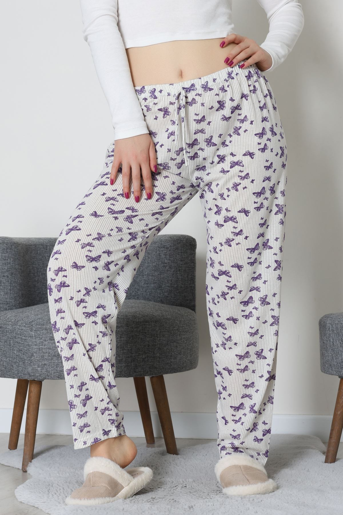 Süprem Pijama Altı Beyaz - 55008.1567.