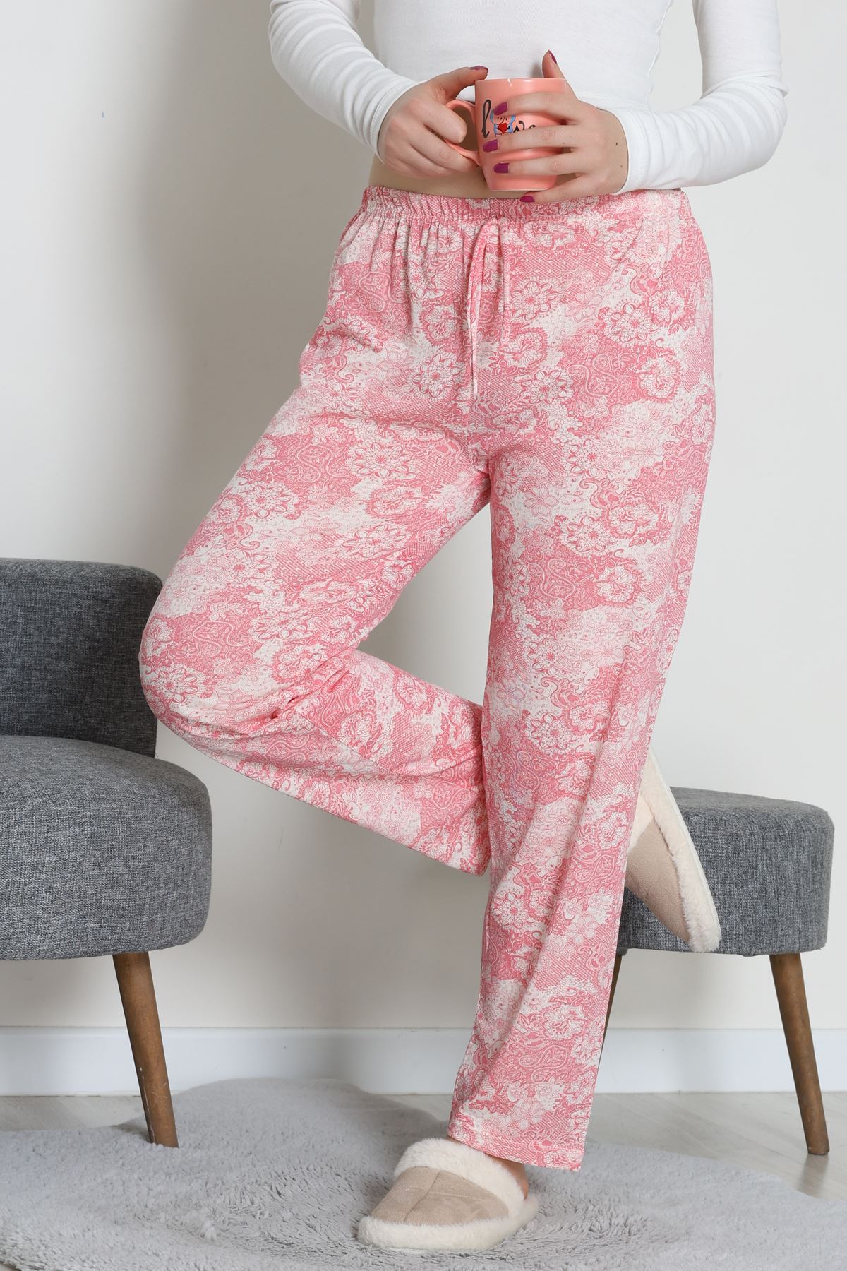 Süprem Pijama Altı Pembe - 55008.1567.