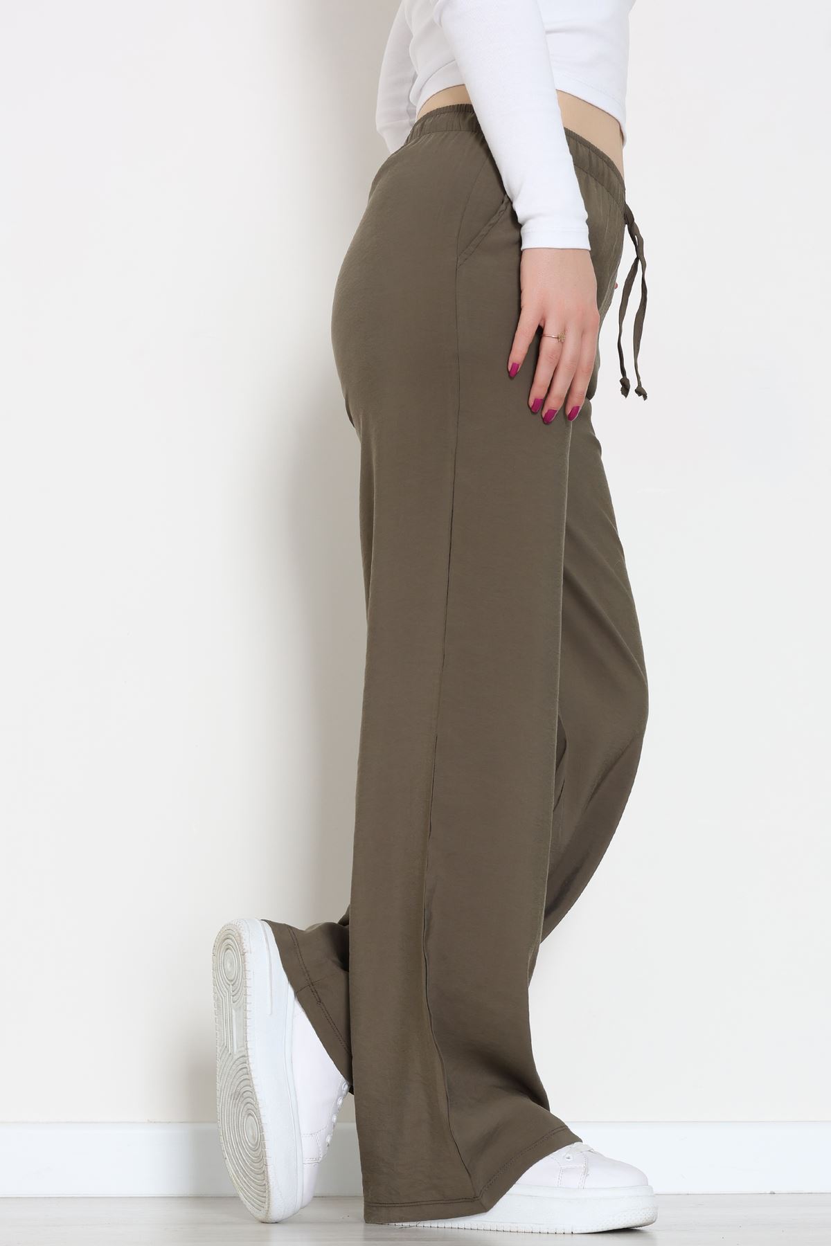 Soft Touch Dokuma Modal Pantolon Haki - 30810.1837.