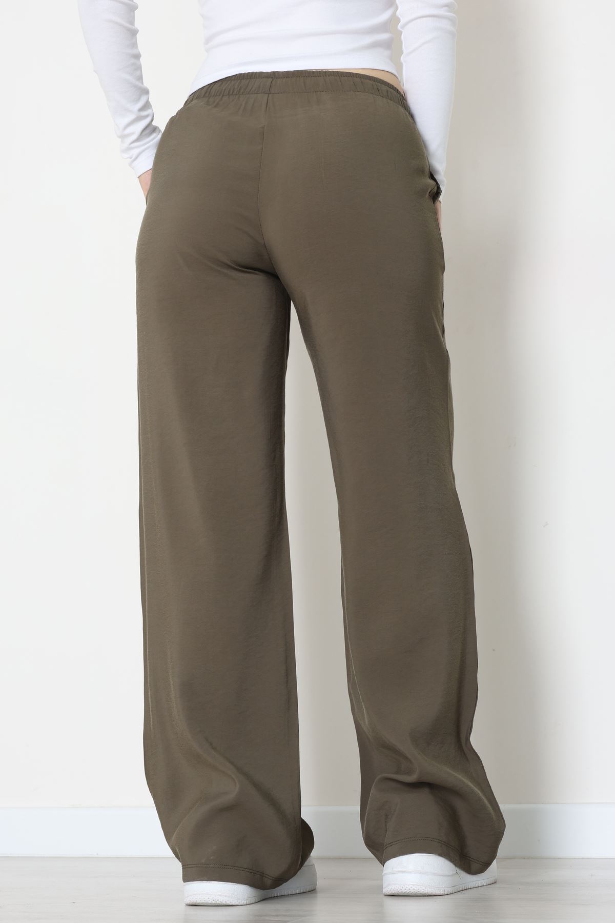 Soft Touch Dokuma Modal Pantolon Haki - 30810.1837.