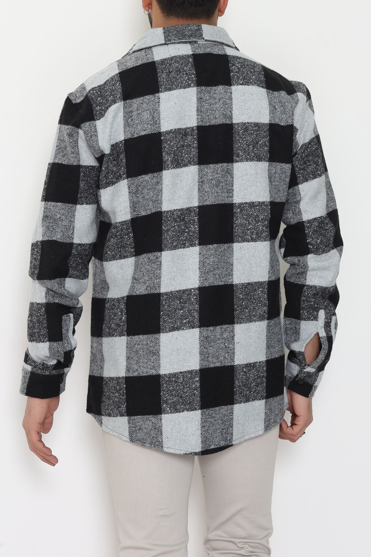 Ekoseli Erkek Oduncu Gömlek Siyahaçıkgri - 42309.2085.