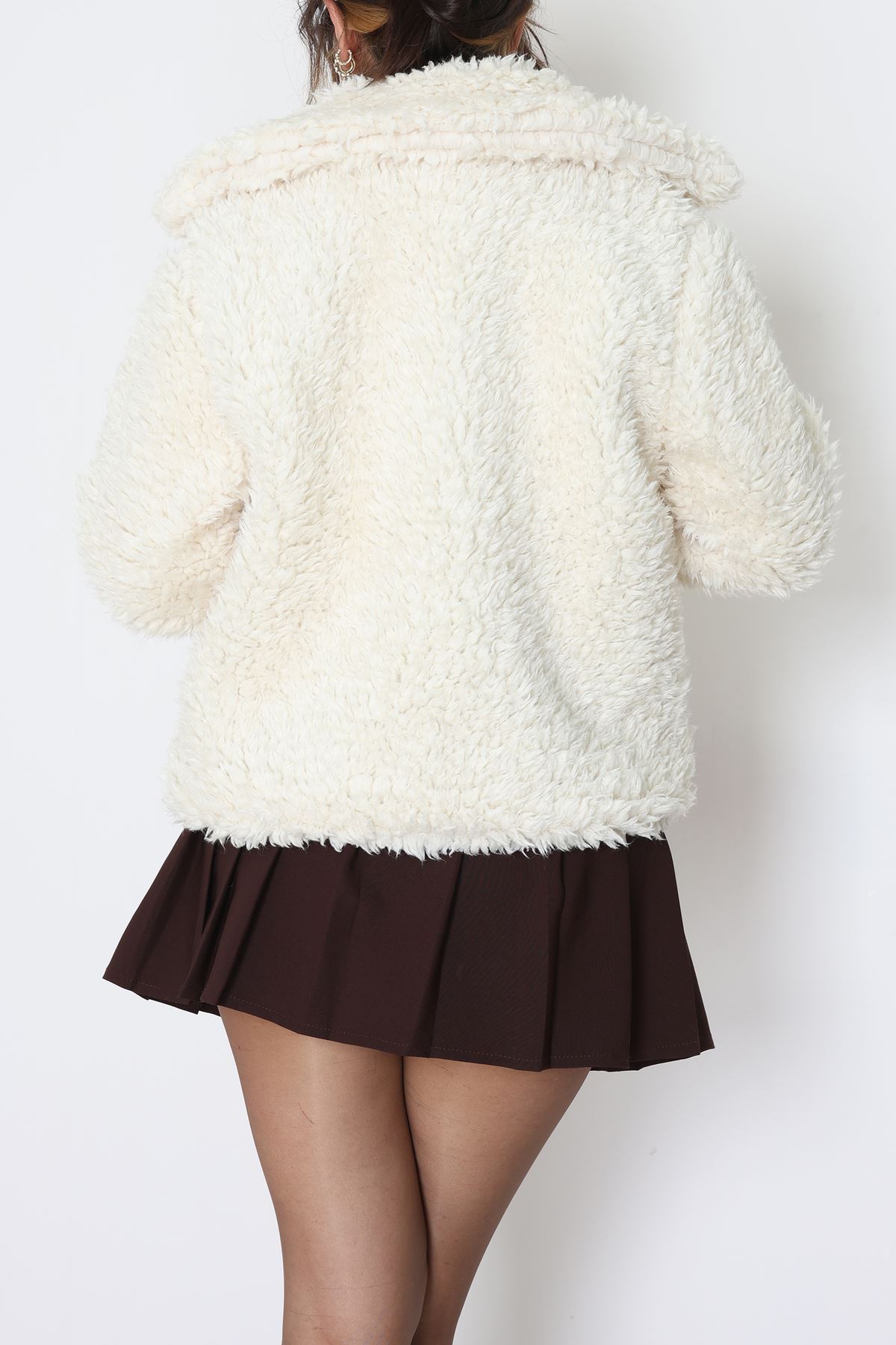 Sheep Yakalı Mont Ekru - 4068.1247.