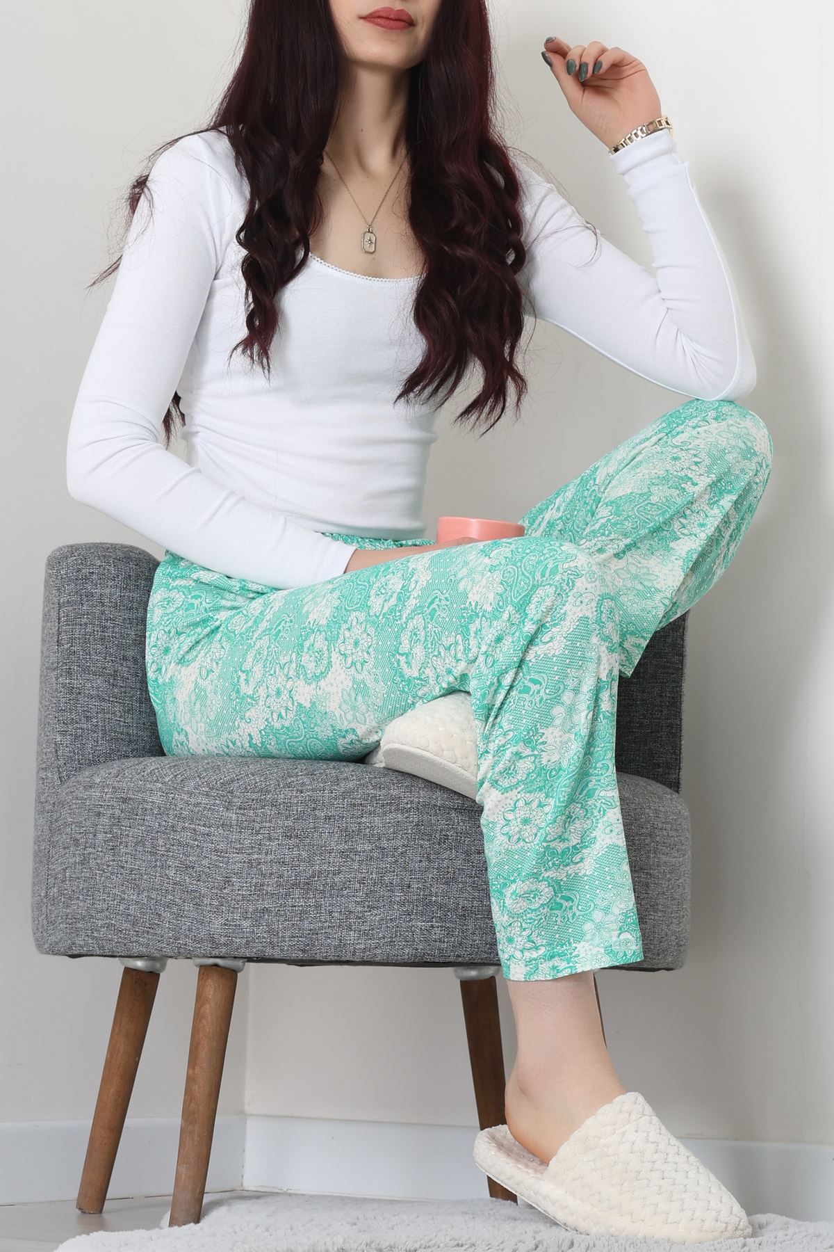 Süprem Pijama Altı Yeşil - 55008.1567.