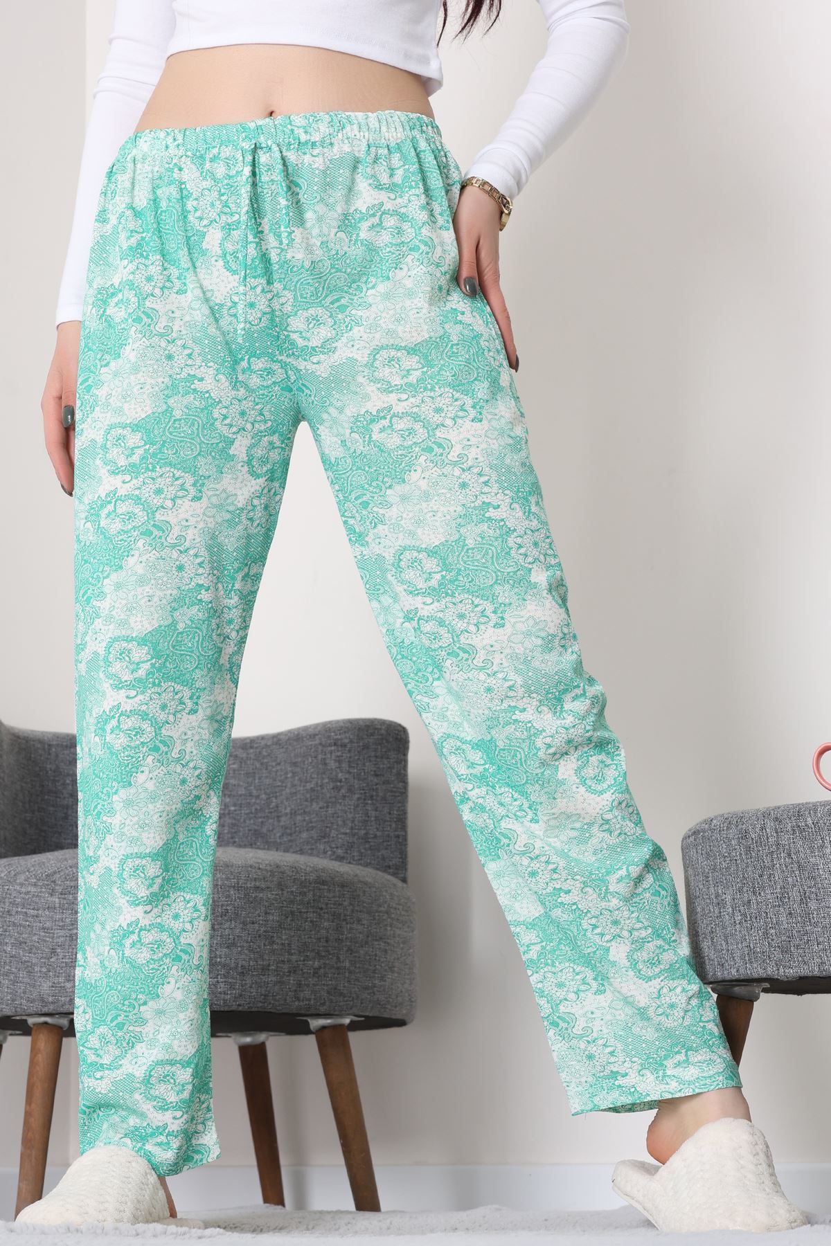 Süprem Pijama Altı Yeşil - 55008.1567.